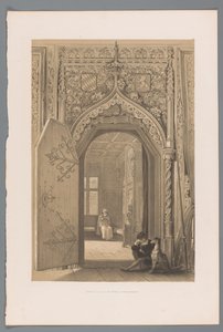 باب الغرفة الأميرية في Hohensalzburg مدخل salle des princes a Hohensaltzbourg (العنوان على الجسم) بواسطة لويس هاجي