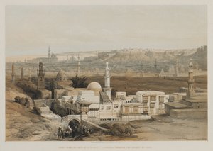 مصر والنوبة ، المجلد الثالث: القاهرة من بوابة سيتزينيب ، تطل على صحراء السويس بواسطة بعد ديفيد روبرتس
