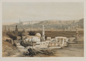 مصر والنوبة ، المجلد الثالث: القاهرة من بوابة Citzenib ، تطل على صحراء السويس ، 18 بواسطة لويس هاجي