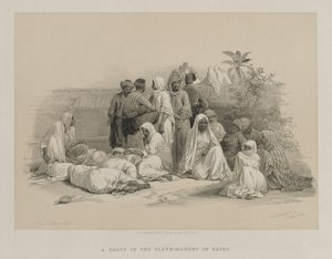 مصر والنوبة ، المجلد الثالث: في سوق العبيد في القاهرة ، 1849.
