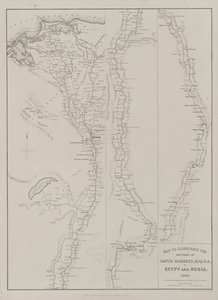 مصر والنوبة ، المجلد الثالث: خريطة لتوضيح رسومات ديفيد روبرتس ، الأسق ... 1849 ، 1849. بواسطة لويس هاجي