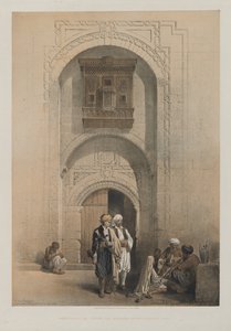مصر والنوبة ، المجلد الثالث: قصر حديث ، يعرض عمارة الأرابيسك في القاهرة بواسطة بعد ديفيد روبرتس
