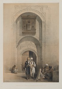 مصر والنوبة ، المجلد الثالث: قصر حديث ، يعرض العمارة الأرابيسك في القاهرة ، 1849. بواسطة لويس هاجي
