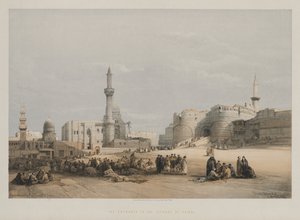 مصر والنوبة ، المجلد الثالث: مدخل قلعة القاهرة ، 1849. بواسطة لويس هاجي