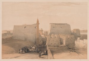 مصر والنوبة: المجلد الثاني - العدد 38 ، المداخل الكبرى لمعبد الأقصر بواسطة لويس هاجي