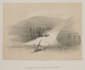 مصر والنوبة ، المجلد الثاني: معابد أبو سمبل المحفورة ، النوبة ، 1848. بواسطة لويس هاجي