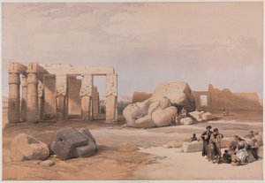 مصر والنوبة ، المجلد الثاني: شظايا العملاق العظيم في ممنون ، طيبة ، 1847.