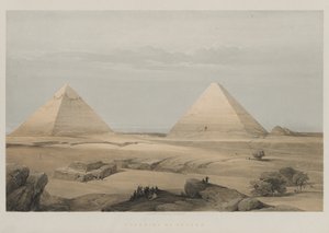 مصر والنوبة ، المجلد الثاني: أهرامات الجيزة بواسطة بعد ديفيد روبرتس