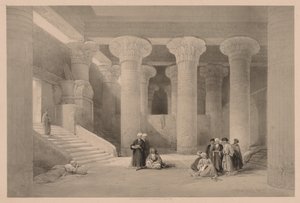 مصر والنوبة: المجلد الأول - رقم 24 ، معبد إسنة ، 1838. بواسطة لويس هاجي