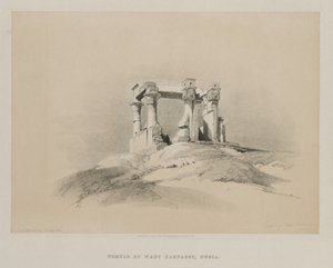 مصر والنوبة ، المجلد الأول: معبد وادي كارداسي في النوبة ، 1846. بواسطة لويس هاجي