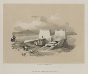 مصر والنوبة ، المجلد الأول: معبد وادي صابوة ، النوبة ، 1846. بواسطة لويس هاجي