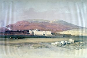 مدينة أبو ، طيبة ، 8 ديسمبر 1832 ، مصر ، القرن التاسع عشر بواسطة لويس هاجي