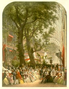 قصر كريستال ، 1851 (ليثو ملون)