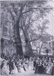 Interiror of the Great International Exhibition 1851، from Cassells History of the British People منشور بواسطة Waverley Book Company Limited، c.1940 بواسطة لويس لاهاي