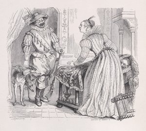 المطاردة من الأعمال الكاملة ل Béranger ، 1836. المؤلفون: لويس هنري بريفيير ، سيزار أوغست هيبرت. بواسطة لويس هنري بريفير ، سيزار أوغست هيبرت