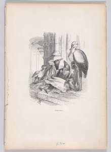 كنت أرملة من مشاهد من الحياة الخاصة والعامة للحيوانات ، كاليفورنيا. 1837-47. بواسطة لويس هنري بريفير