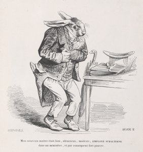 معلمي الجديد من مشاهد من الحياة الخاصة والعامة للحيوانات ، كاليفورنيا. 1837-47. بواسطة لويس هنري بريفير