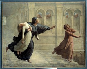 قصيدة الروح. الكابوس. لوحة آن فرانسوا لويس جانموت (1814-1892) بواسطة لويس جانموت