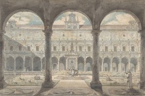 دير سيرتوزا دي سان مارتينو ، نابولي ، حوالي 1777-1779. بواسطة لويس جان ديسبريز