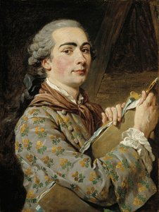 بورتريه ذاتي ، 1750s. بواسطة لويس جان فرانسوا لاغرينه