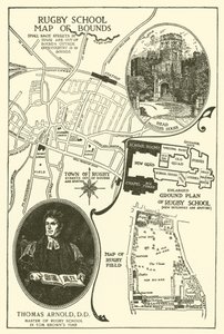 Illustration for Tom Browns School-Days (engraving) بواسطة لويس جون ريد