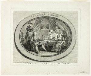 الغداء في فيرني بواسطة Louis Joseph Masquelier