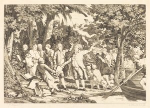 ميرابو يصل إلى الشانزليزيه بواسطة لويس جوزيف ماسكوييه بعد جان ميشيل مورو