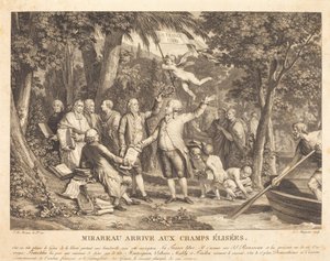 ميرابو يصل إلى الشانزليزيه بواسطة لويس جوزيف ماسكوييه بعد جان ميشيل مورو