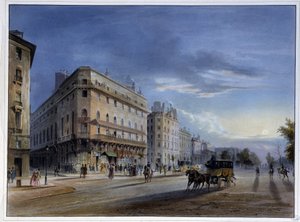 Boulevard des Italiens - في "" باريس عام 1837 "" لأرنوت بواسطة لويس جول أرنوت