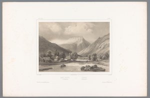 منظر لـ Gaustatoppen في Telemark Mont-Gousta في Tellemarken / Gousta. Tellemarken (العنوان على الكائن) وجوه في الدول الاسكندنافية (عنوان السلسلة) Vues du Nord. نورفي (عنوان المسلسل)