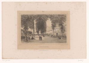 منظر لـ Jardin des Plantes Jardin des Plantes (العنوان على الكائن) وجوه داخل وحول باريس (عنوان المسلسل) باريس (عنوان المسلسل على الكائن) بواسطة Gihaut frères