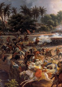 حملة (إكسبيديشن) مصر (1798-1801): "" معركة الأهرامات ، 21 يوليو بواسطة لويس ليجون