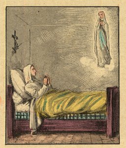برناديت سوبيروس (1844-1879) - نقش من "" التعليم الديني بالعيون. ألبوم رائع "للويس مايترجين وجورجيت راموند - فرنسا 1910 بواسطة لويس مايترجين