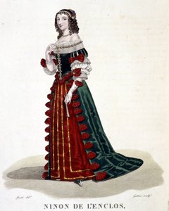 آن "" نينون "من Enclos (أو Ninon de Lenclos أو Ninon de Lanclos بواسطة لويس ماري لانتي