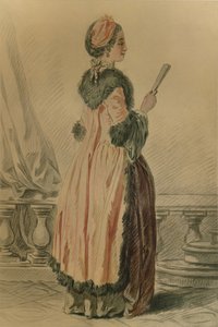 خادمة روسية ، خادمة روسية ، c1765-1790 ، 1913