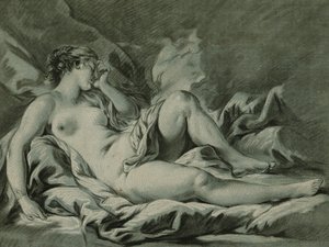 النوم فينوس ، بعد فرانسوا باوتشر ؛ نوم فينوس ، بعد فرانسوا باوتشر ، 1771 بواسطة لويس مارين بونيه