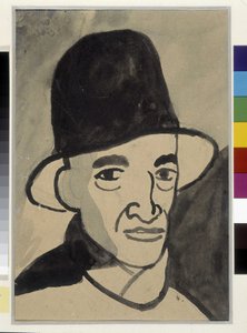 بورتريه ذاتي للويس ماتيو فيرديلهان (1875-1928) ، متحف كانتيني ، مرسيليا.