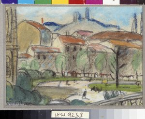 حديقة الباستيل العامة التي رسمها لويس ماتيو فيرديلهان (1875-1928) إشارة إلزامية: مؤسسة المجموعة بخصوص دي بروفانس ، مرسيليا