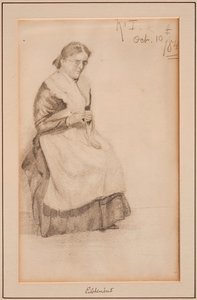 الحياكة ، 1884.