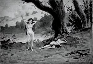 اثنين من العراة ، 1900.
