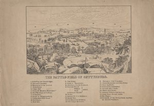 ميدان المعركة في جيتيسبيرغ ، c.1867