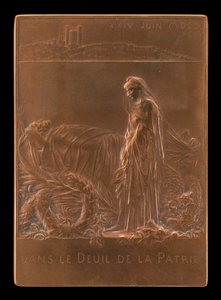 فرنسا في حداد على رئيس الجمهورية [عكس] ، 1894.