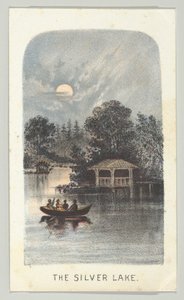 البحيرة الفضية ، من السلسلة ، آراء في سنترال بارك ، نيويورك ، الجزء الثاني ، 1864. بواسطة لويس برانغ