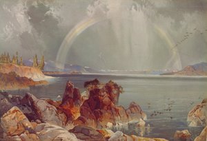 بحيرة يلوستون ، 1875 (كروماتوغرافيا) بواسطة لويس برانغ