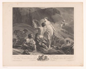 فينوس أون فولكانوس Les Forges de Vulcain (العنوان على الكائن) بواسطة جان بابتيست ماري بيير