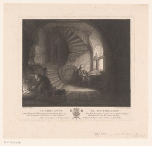 فيلسوف متأمل La philosophe en contemplation (العنوان على الكائن) بواسطة لويس سوروج