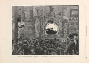 L'Épopée بواسطة M. Caran d'Ache في مسرح الظل Chat noir ، 1887. بواسطة لويس تينايير