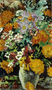 مزهرية ورود؛ Vase de Fleurs ، حوالي عام 1930 (زيت على قماش) بواسطة لويس فالتات