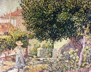 امرأة في الحديقة بواسطة لويس فالتات