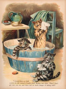 Louis Wain Cats (chromolitho) بواسطة لويس وين
